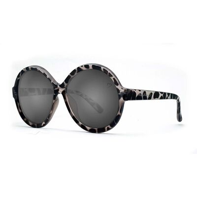 Ruby Rocks – „Jessica Elsie“ – Runde Sonnenbrille in Grau Tort