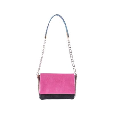 Yaya Bag - Borsa a spalla in pelle patchwork