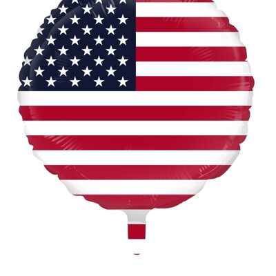 Ballon aluminium 18'' drapeau USA