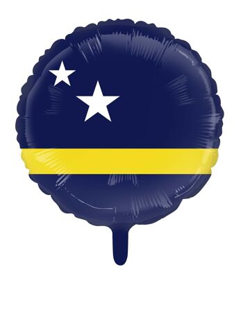 Ballon aluminium 18'' drapeau Curaçao 1