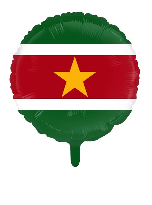 Foilballoon 18'' Surinam flag