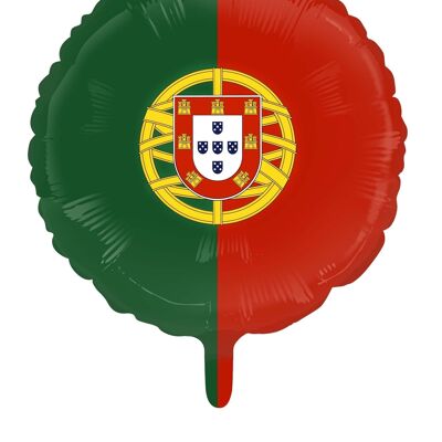 Ballon aluminium 18'' drapeau portugais