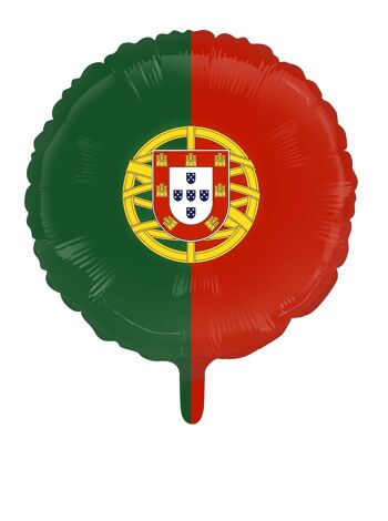 Ballon aluminium 18'' drapeau portugais 1