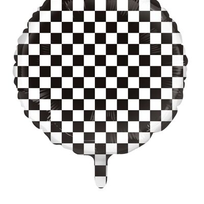 Folienballon 18'' Rennflagge