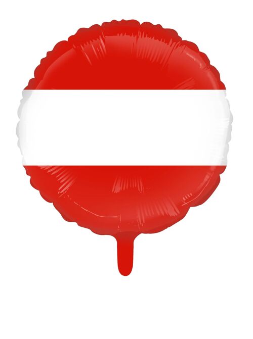 Foilballoon 18'' Austrian flag