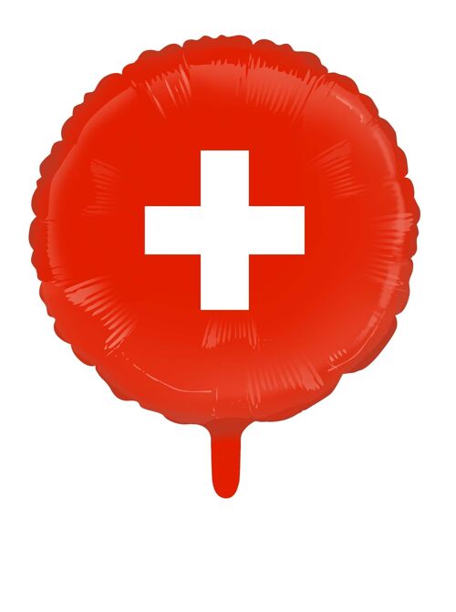 Foilballoon 18'' Swiss flag