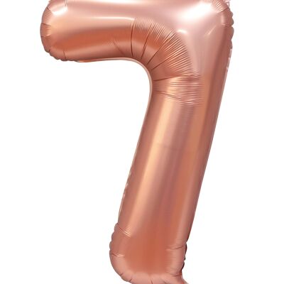 Pallone foil 34" n. 7 oro rosa satinato