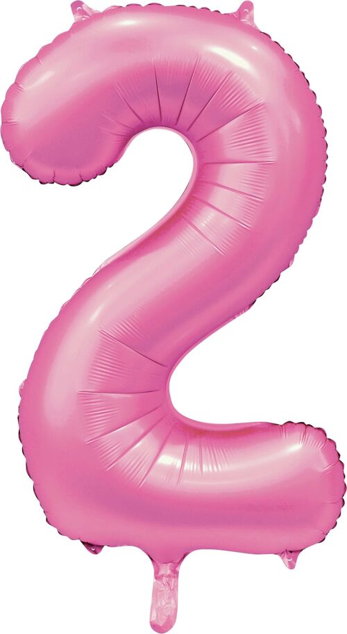 Foilballoon 34" no. 2 satin pink