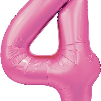 Foilballoon 34" nº 4 rosa satinado