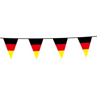 Banderines PE 10m Alemania tamaño banderas: 20x30cm
