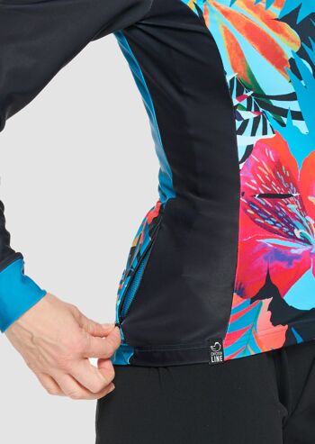 CHILLY - Maillot Cyclisme Manches Longues col. Hawaii 5