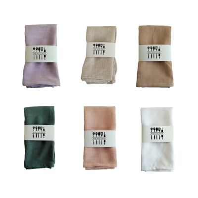 100% Cotton Linen Tea Towel | various colors | kitchen