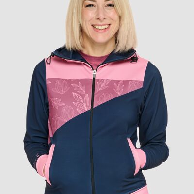 ENERGY - Technisches Sweatshirt mit Kapuze col. Magnolienblau