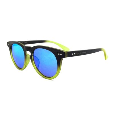 East Village 'Moon' Lunettes De Soleil Bicolores Preppy En Noir/Vert