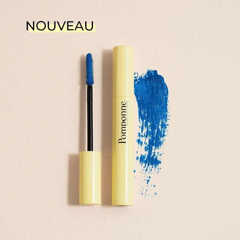 Mascara naturale per lash booster • Blu elettrico