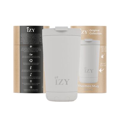 IZY - Taza Térmica Original - Blanco Mate - 350ml