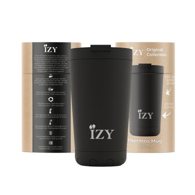 IZY - Tazza termica originale - Nero opaco - 350 ml