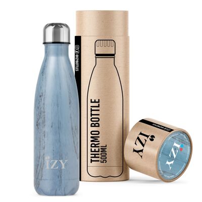 IZY - Original Insulated Bottle - Design - Blue - 500ml