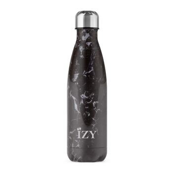 IZY - Bouteille Isotherme Original - Marbre - Noir - 500ml 2