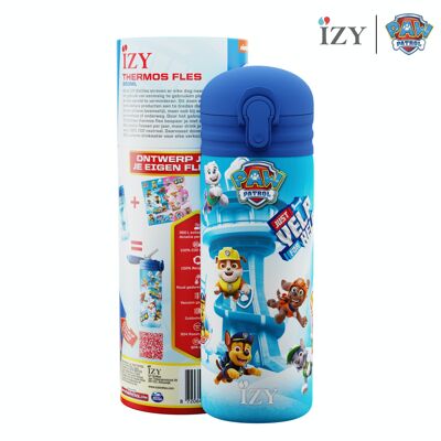 IZY - Bottiglia termica per bambini - Paw Patrol - Blu - 350 ml