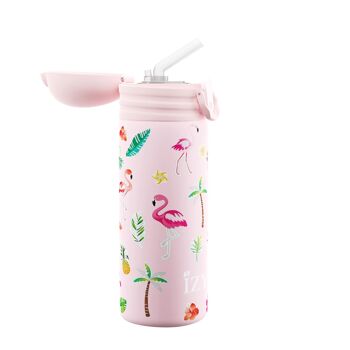 IZY - Bouteille Isotherme Kids - Flamant Rose - 350ml 2