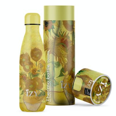 IZY - Botella térmica Van Gogh - Girasoles - 500ml