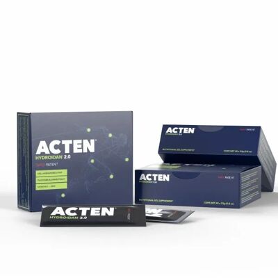ACTEN Hydroidan 2.0 - Collagen Gel Drink Stick with Brown Seaweed Extract, Vitamin C and Zinc - The daily boost for your joints - 🇨🇭 SWISS PATENT