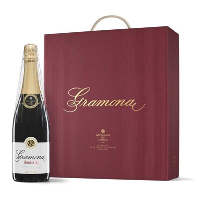 Red Briefcase 3 Bottles Gramona Imperial