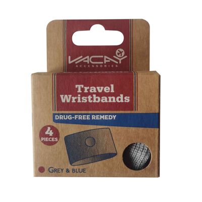 Travel Sickness Wristbands (pack of 2 pairs), Anti-nausea wristbands, Motion Sickness Wristbands, Natural Relief of Travel sickness