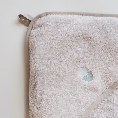 Hooded Towel - Sand Beige