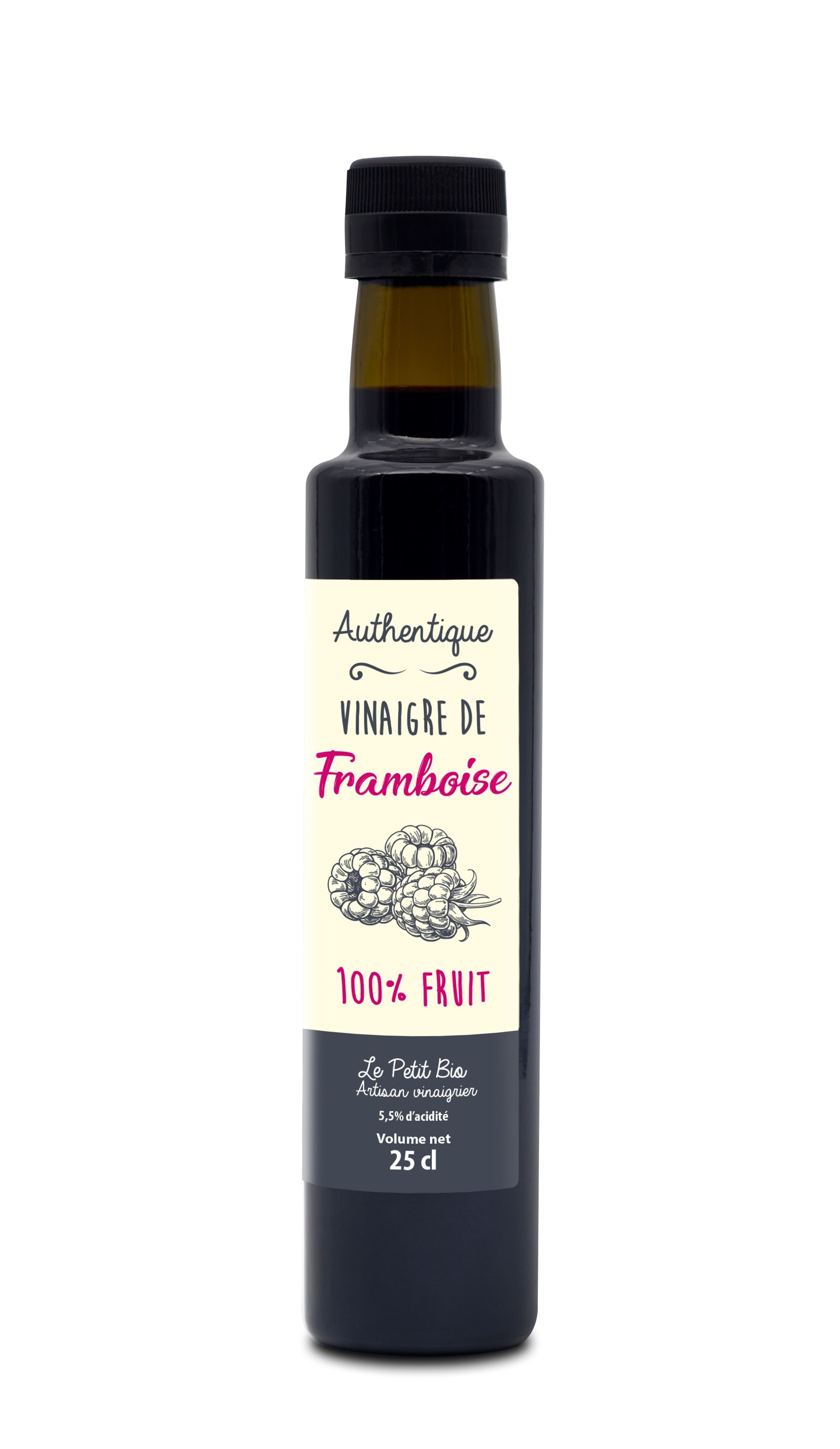 Vinaigre de Framboise bio- 25cl