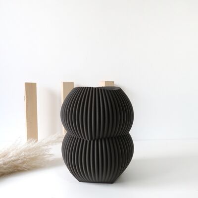 Dena Decorative Vase -Coal