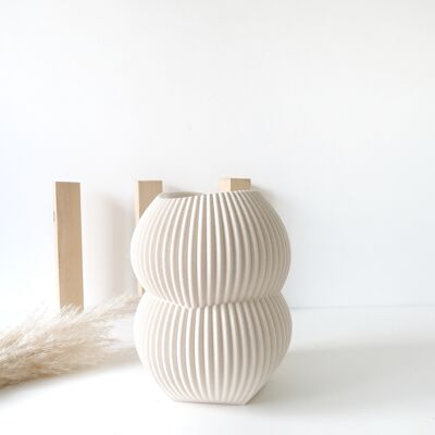 Dena Decorative Vase - White