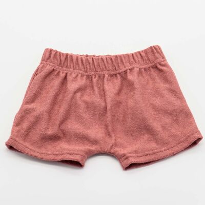 Short serviette rose Orion