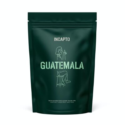 Café en Grano Naturel INCAPTO - Café de Especialidad | Origène GUATEMALA | Variété 100% Arabica