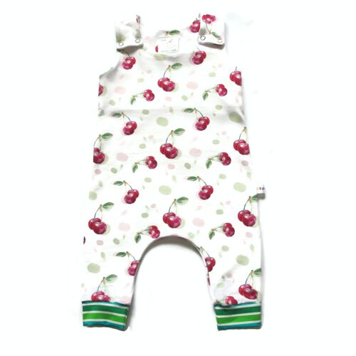 Cherries Organic Cotton Jersey Romper