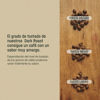 Café en Grano Naturel INCAPTO | TUESTE OSCURO | Origen OUGANDA | Variété 100% Robusta 3