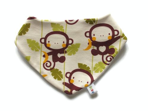 Monkeys Dribble Bib