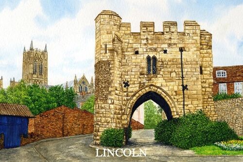 Lincoln Fridge Magnet, Pottergate Arch