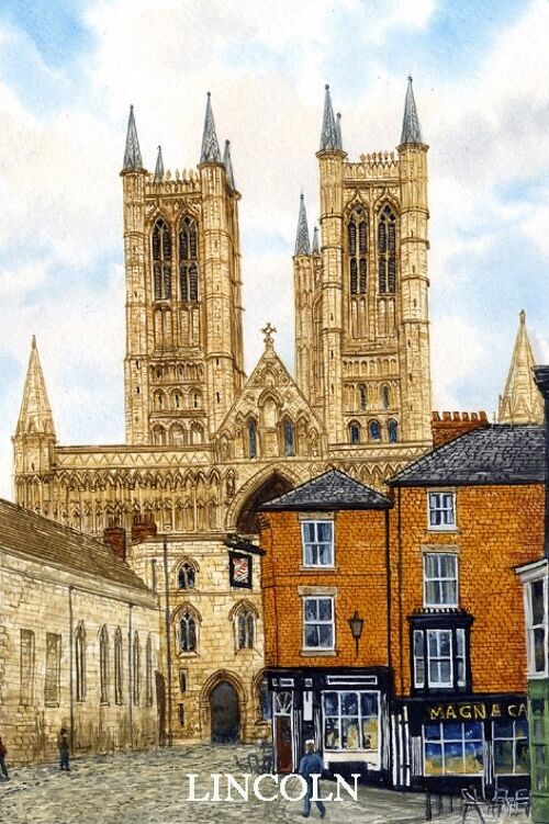 Lincoln Fridge Magnet, Cathedral sqaure