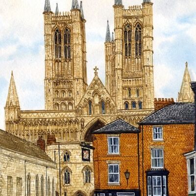 Lincoln Fridge Magnet, Cathedral sqaure