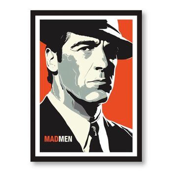 Cartel de Mad Men Don Draper 2