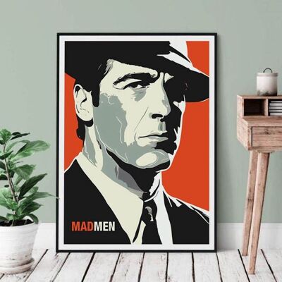 Cartel de Mad Men Don Draper