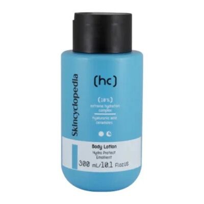 SKINCYCLOPEDIA (3770092) LOCIÓN CORPORAL CON 10% COMPLEJO DE HIDRATACIÓN EXTREMA CON CERAMIDAS, ÁCIDO HIALURÓNICO, NIACINAMIDA, GLICERINA, MANTECA DE KARITÉ Y ACEITE DE ALMENDRAS DULCES