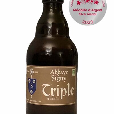 Triple BIO de l'Abbaye de Signy - 33cL