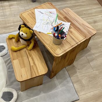 Margot la table en bois pour enfant 3