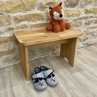 Léon, the wooden bench for children