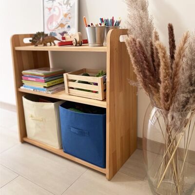 Capucine the Montessori wooden storage unit for children