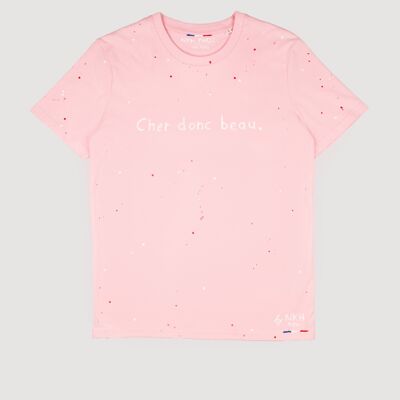 Tee-shirt rose - Cher donc beau