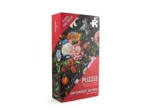 Puzzle, 1000 pieces, De Heem, Flowers